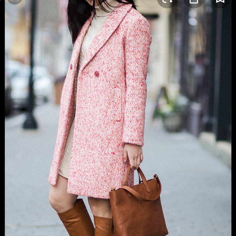 J crew daphne tweed coat